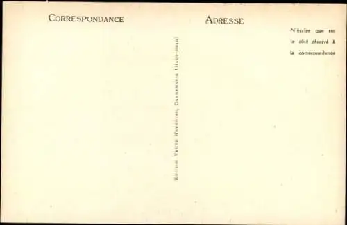 Ak Dannemarie Yvelines, Bahnhof