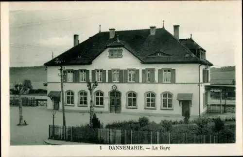 Ak Dannemarie Yvelines, Bahnhof