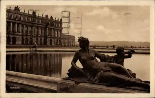 Ak Versailles Yvelines, La Parterre d'Eau Bronze de Keller