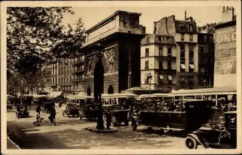 Ak Paris X, Porte Saint Martin