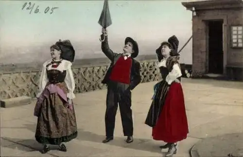 Ak Strasbourg Straßburg Elsass Bas Rhin, Plattform des Münsters