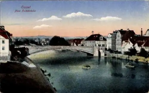 Ak Kassel in Hessen, neue Fuldabrücke