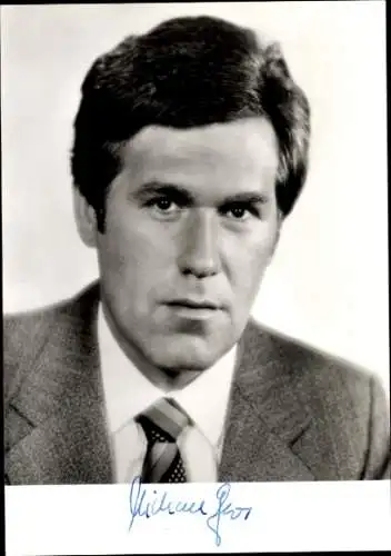 Ak Politiker Michael Glos, Portrait, CSU, Autogramm