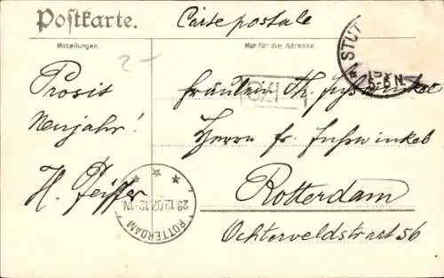 Ak Stuttgart in Württemberg, Eugensbrunnen