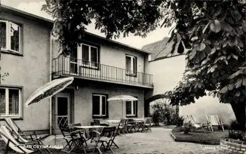 Ak Bad Oeynhausen in Westfalen, Haus Schur, Terrasse