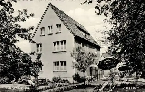 Ak Bad Oeynhausen in Westfalen, Haus Schur, Terrasse
