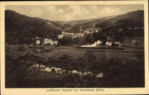 Ak Hausen Heimbach in der Eifel, Panorama