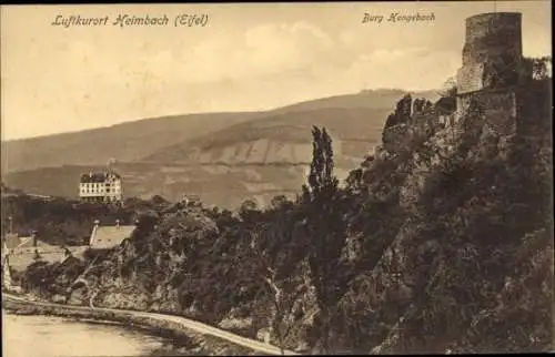 Ak Heimbach in der Eifel, Burg Hengebach