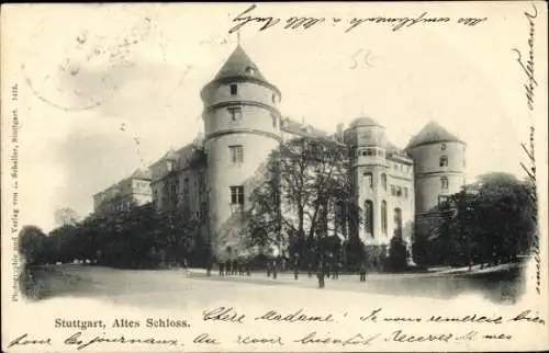 Ak Stuttgart in Württemberg, Altes Schloss