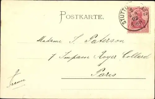 Ak Stuttgart in Württemberg, Altes Schloss