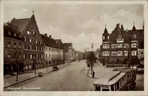 Ak Ingolstadt an der Donau Oberbayern, Harderstraße