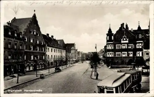 Ak Ingolstadt an der Donau Oberbayern, Harderstraße