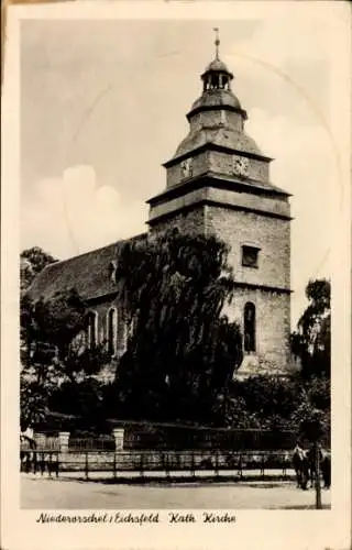 Ak Niederorschel im Eichsfeld Thüringen, Kath. Kirche