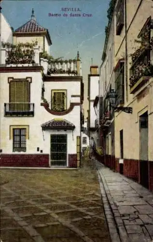 Ak Sevilla Andalusien, Barrio de Santa Cruz