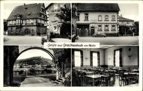 Ak Großheubach am Main Unterfranken, Gasthaus zum Goldenen Adler