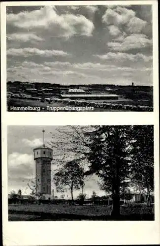 Ak Hammelburg in Unterfranken Bayern, Truppenübungsplatz, Turm