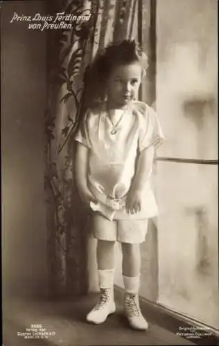 Ak Prinz Louis Ferdinand von Preußen, Kinderportrait