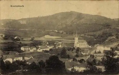 Ak Kautenbach Kiischpelt Luxemburg, Teilansicht