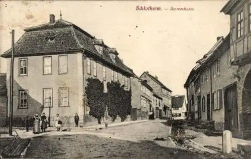 Ak Schlotheim in Thüringen, Herrenstraße