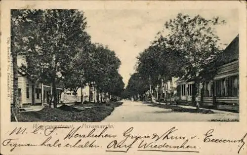 Ak Paramaribo Suriname, Wagewegstraat