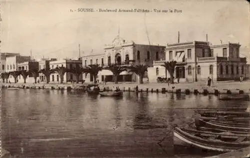 Ak Sousse Tunesien, Boulevard Armand Fallieres, Hafen