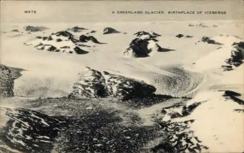 Ak Grönland, Mats, Günland Gletscher, Geburtsort der Eisberge