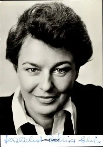 Ak Schauspielerin Bettina Schön, Portrait, Autogramm