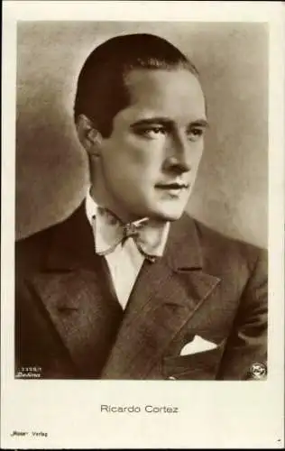 Ak Schauspieler Ricardo Cortez, Portrait