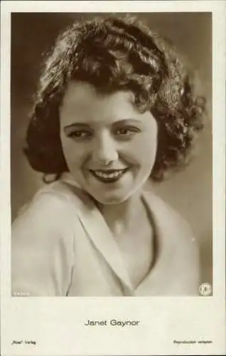 Ak Schauspielerin Janet Gaynor, Portrait