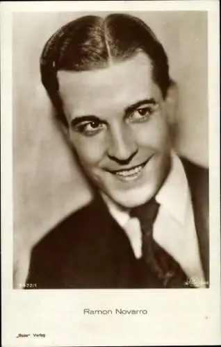 Ak Schauspieler Ramon Novarro, Portrait