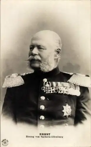 Ak Ernst, Herzog von Sachsen Altenburg, Portrait