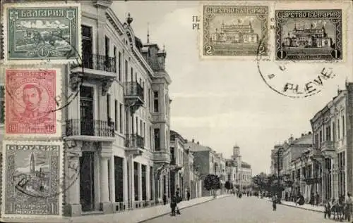 Ak Pleven Plewen Bulgarien, Straßenpartie