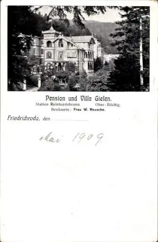 Ak Friedrichroda im Thüringer Wald, Pension und Villa Gielen