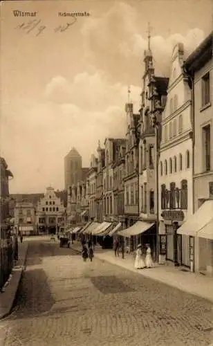 Ak Hansestadt Wismar, Krämerstraße