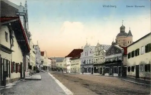 Ak Vilsbiburg in Niederbayern, Oberer Vormarkt