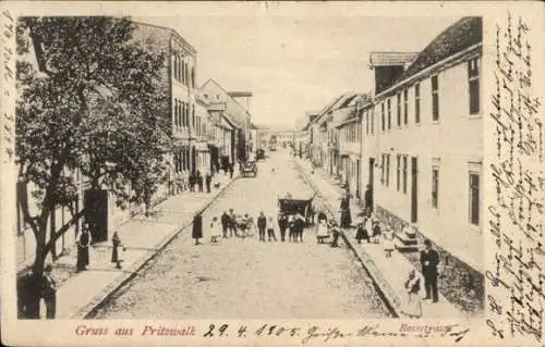 Ak Pritzwalk in der Prignitz, Roßstraße