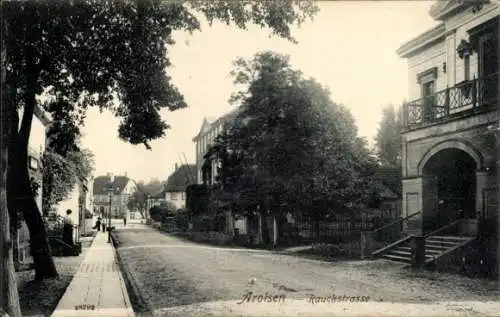 Ak Bad Arolsen in Hessen, Rauchstraße, Häuser, Straßenpartie