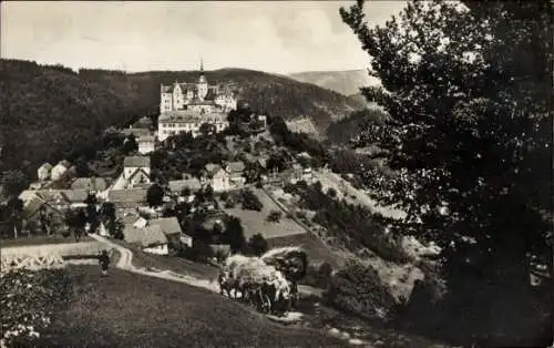 Ak Lauenstein Ludwigsstadt in Oberfranken, Burg Lauenstein