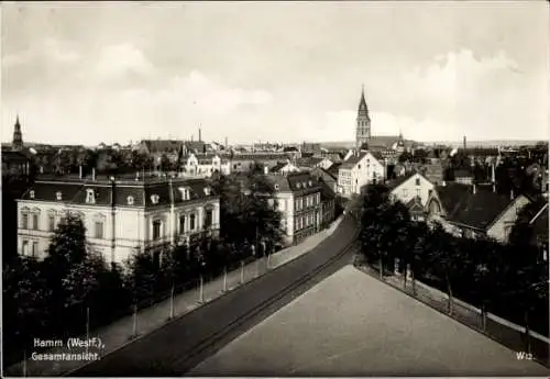 Ak Hamm in Westfalen, Gesamtansicht