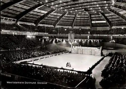 Ak Dortmund im Ruhrgebiet, Eisrevue in der Westfalenhalle