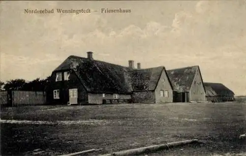 Ak Wenningstedt Braderup in Nordfriesland, Friesenhaus