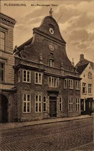 Ak Flensburg in Schleswig Holstein, Alt-Flensburger-Haus
