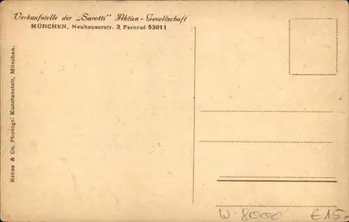Ak München, Verkaufsstelle der Sarotti Aktien Gesellschaft, Neuhauserstraße 3