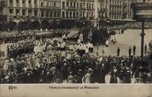 Foto Ak München, Fronleichnamsfest