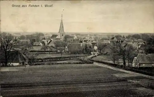 Ak Rahden in Westfalen, Gesamtansicht