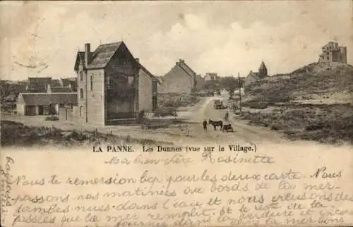 Ak La Panne De Panne Westflandern, Teilansicht, Les Dunnes