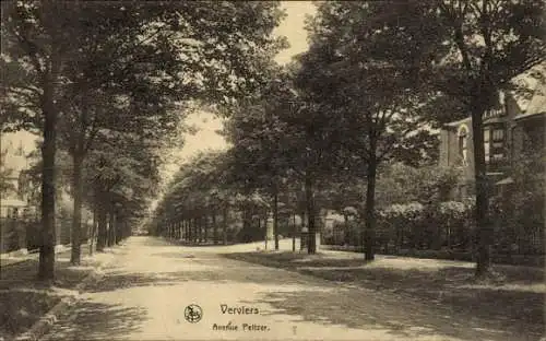 Ak Verviers Wallonien Lüttich, Avenue Peltzer