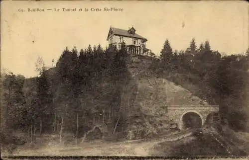 Ak Bouillon Wallonien Luxemburg, Tunnel, Crete St-Pierre