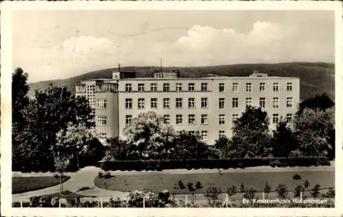 Ak Holzminden an der Weser, Ev. Krankenhaus