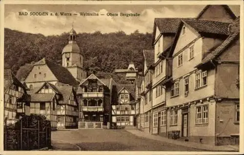 Ak Bad Sooden Allendorf an der Werra Hessen, Weinreihe, Obere Bergstraße